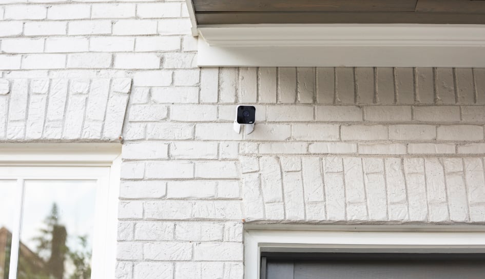 ADT outdoor camera on a Allentown home